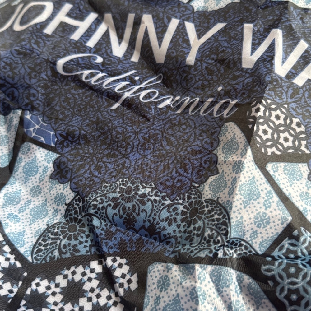 NEW Johnny Was reusable packable nylon tote bag with pocket. - Picture 4 of 4